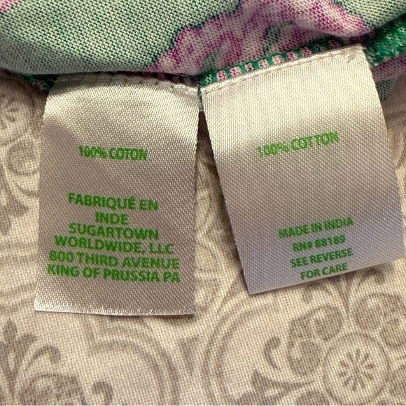 Lilly Pulitzer Alyssa A-Line Long Sleeve Dress in Brazilian Green Salty Sandbar - Picture 12 of 16